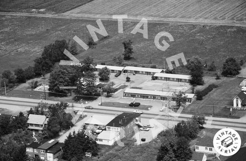 Shiawassee House Motel - 1984 Aerial (newer photo)